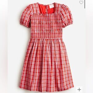 NWT J Crew smocked dress.